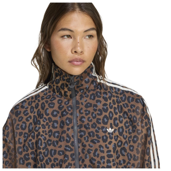 Adidas Γυναικεία ζακέτα Leopard Firebird Oversized Track Top